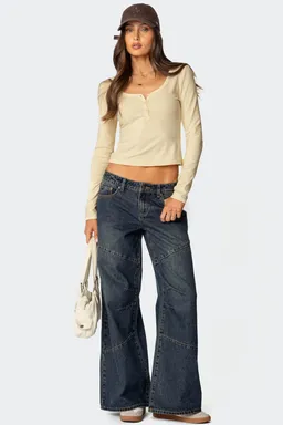 Top henley leah de Edikted en Tops para argentina