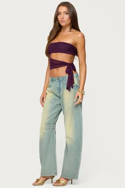 Jeans cayden tiro bajo baggy de Edikted en Pantalones para argentina