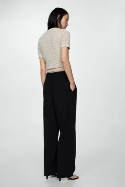 Pantalón recto con pinzas de Mango en Pantalones para argentina