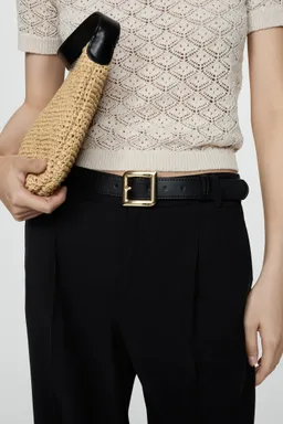 Pantalón recto con pinzas de Mango en Pantalones para argentina