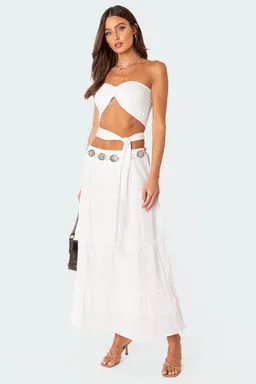 Bandeau wyatt con lazos de Edikted en Tops para argentina