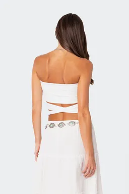 Bandeau wyatt con lazos de Edikted en Tops para argentina
