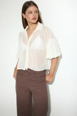 Camisa encaje malvina de Audaz en Camisas para argentina