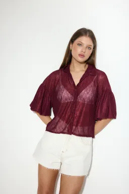 Camisa encaje malvina de Audaz en Camisas para argentina