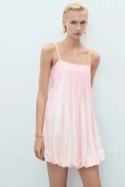 Vestido corto rayas globo de Mango en Vestidos para argentina