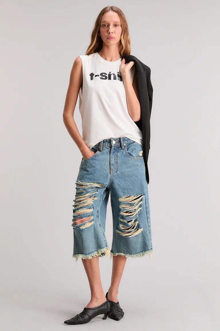 Camiseta sin mangas con diseño gráfico único para mujer de Kosiuko en Remeras para argentina