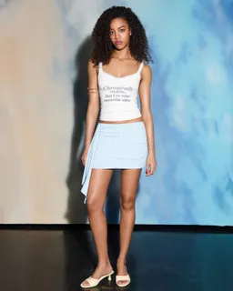 Mini falda con volantes de Bershka en Faldas para argentina