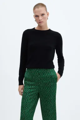 Pantalón fluido estampado de Mango en Pantalones para argentina