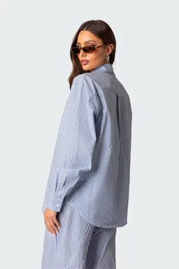 Camisa raya diplomática oversized de Edikted en Camisas para argentina