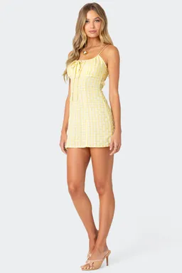 Minivestido estampado bustier de Edikted en Vestidos para argentina