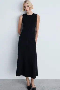Vestido midi evasé sencillo de Mango en Vestidos para argentina