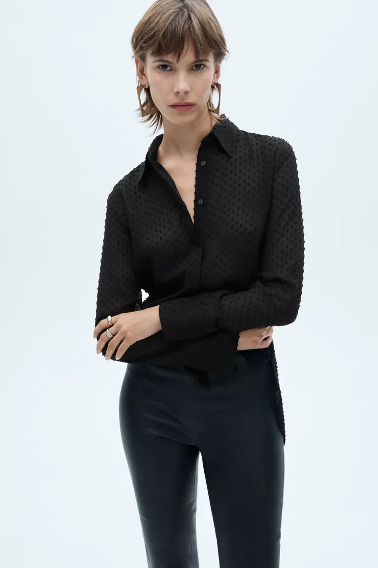Camisa plumeti botones ocultos de Mango en Camisas para argentina