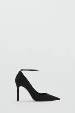 Zapatos tacón pulsera strass de Mango en Zapatos con Tacos para argentina