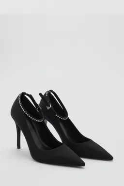Zapatos tacón pulsera strass de Mango en Zapatos con Tacos para argentina