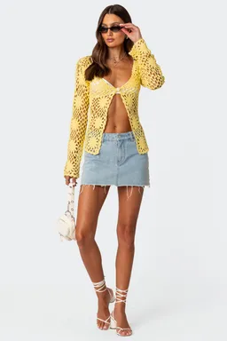 Minifalda denim jessie de Edikted en Faldas para argentina