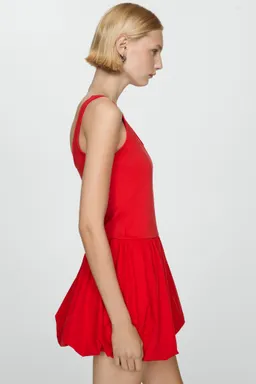 Vestido evasé combinado de Mango en Vestidos para argentina