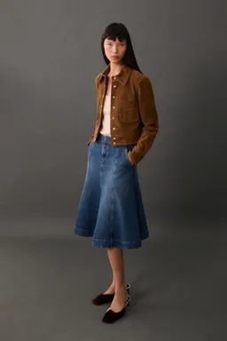 Falda denim costuras contraste de Mango en Faldas para argentina