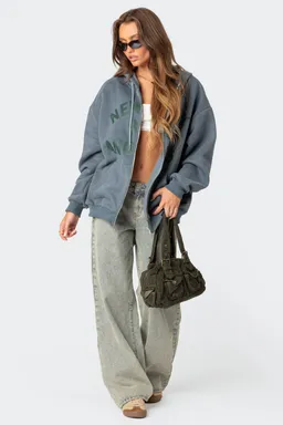 Buzo oversized york angels de Edikted en Buzos y Sweaters para argentina
