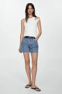 Shorts jean deshilachados de Mango en Shorts para argentina