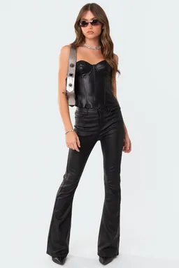 Corset aniyah cuero sintético de Edikted en Bodies para argentina