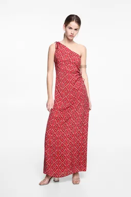 Vestido asimétrico estampado de Mango Teen en Vestidos para argentina