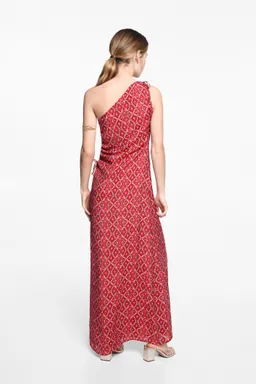 Vestido asimétrico estampado de Mango Teen en Vestidos para argentina