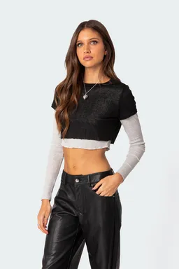 Remera manga larga capas de Edikted en Remeras para argentina