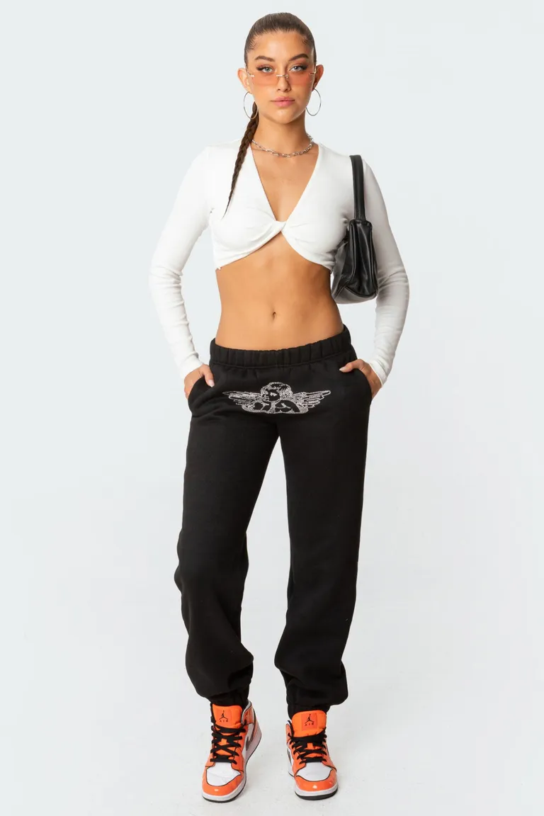 Pantalón angie con strass de Edikted en Pantalones para argentina