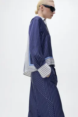 Pantalón recto rayas de Mango en Pantalones para argentina