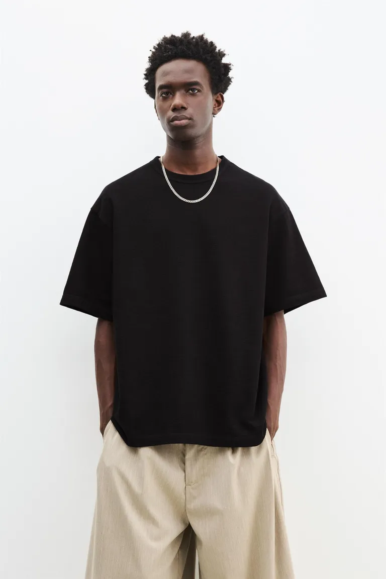 Remera manga corta estructurada de Pull&Bear en Remeras y Polos para argentina