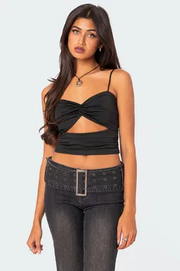 Musculosa nudo abertura de Edikted en Tops para argentina