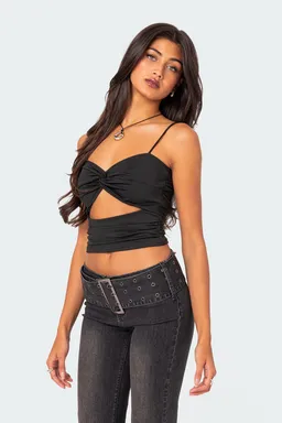 Musculosa nudo abertura de Edikted en Tops para argentina