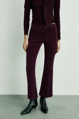 Pantalón sienna flare crop de Mango en Pantalones para argentina