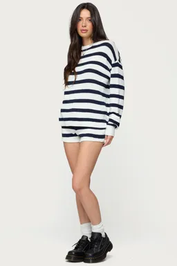 Amaris shorts tejido rayado de Edikted en Shorts para argentina