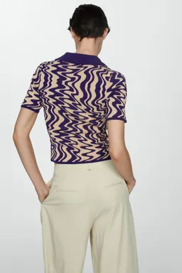 Sweater punto cuello polo de Mango en Remeras para argentina
