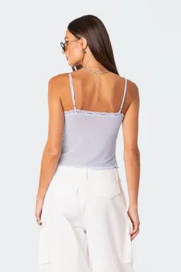 Tank top malla cruzada de Edikted en Tops para argentina