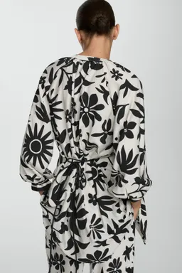 Camisa estampada con lazo de Mango en Camisas para argentina