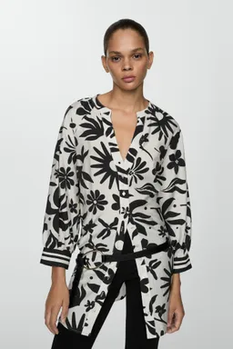 Camisa estampada con lazo de Mango en Camisas para argentina