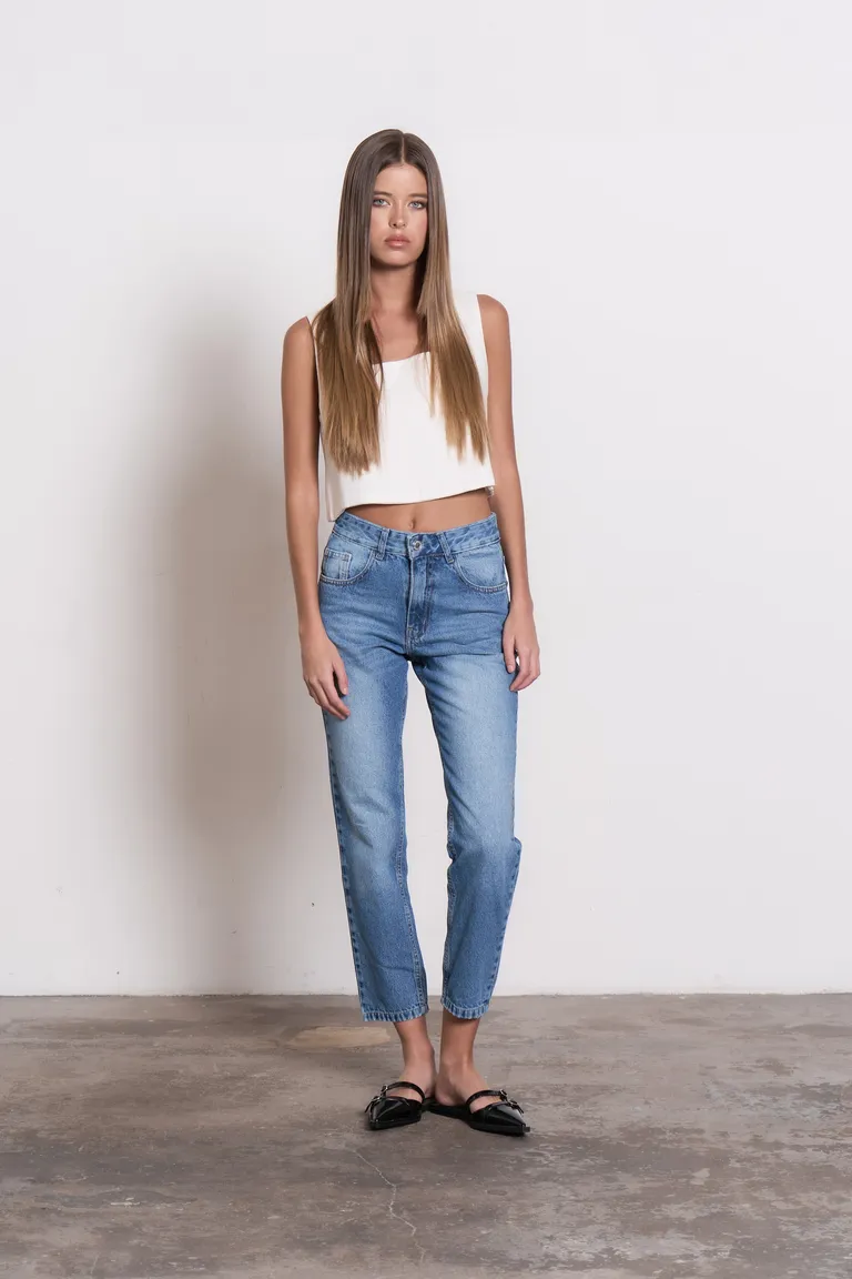 Jean denim mom calvin de Magda en Pantalones para argentina
