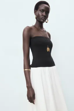 Vestido strapless efecto globo de Mango en Vestidos para argentina