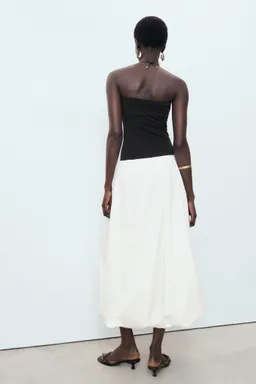 Vestido strapless efecto globo de Mango en Vestidos para argentina