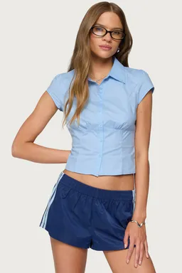 Camisa massie entallada con botones de Edikted en Camisas para argentina