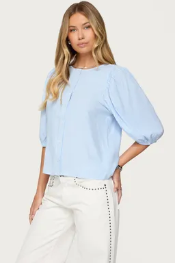 Camisa rayada estilo lino de Edikted en Camisas para argentina