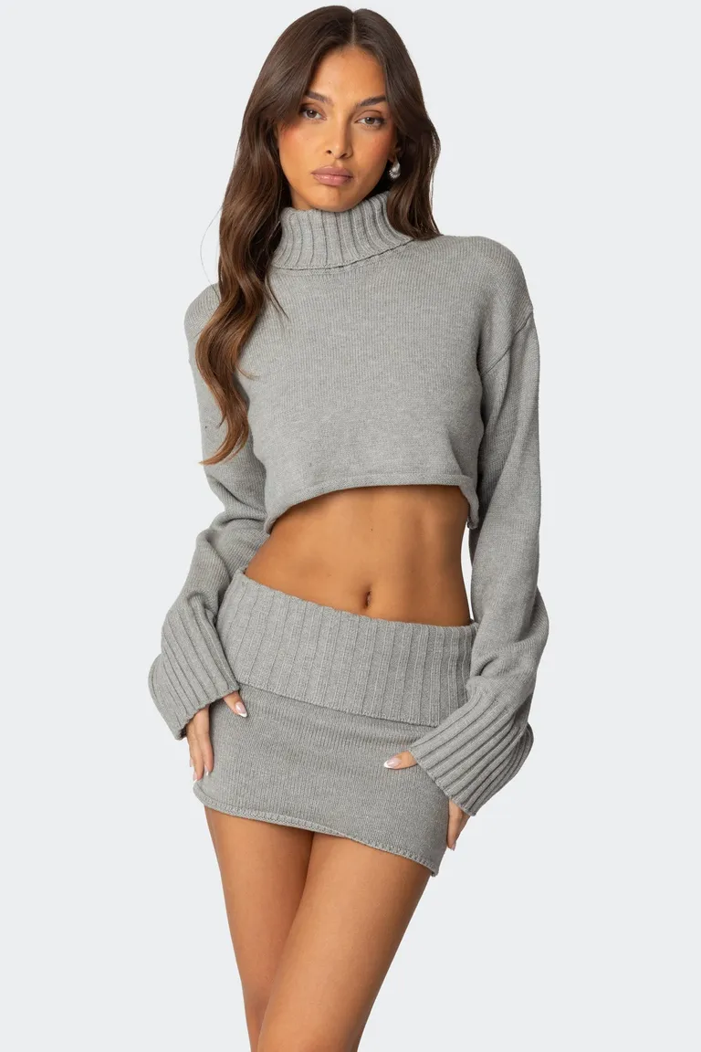 Sweater gino cuello tortuga corto de Edikted en Buzos y Sweaters para argentina