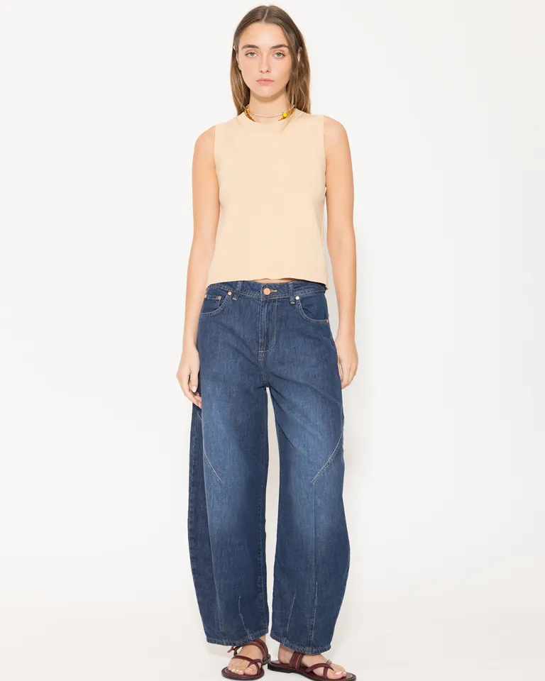 Top sin mangas de diseño minimalista y corte normal para mujer de Jazmin Chebar en Tops para argentina