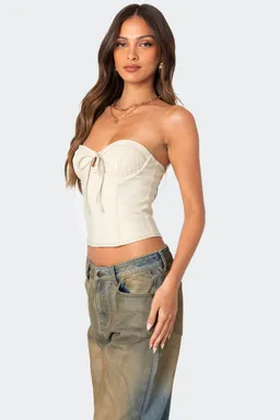 Corset june strapless con lazo de Edikted en Tops para argentina