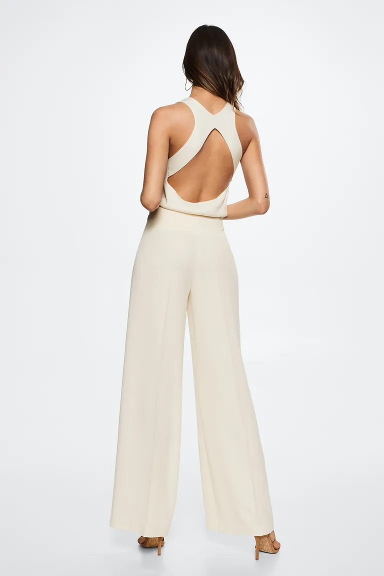 Pantalón palazzo tiro alto de Mango en Pantalones para argentina