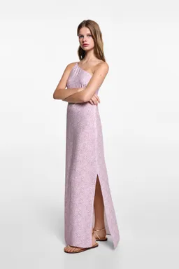 Vestido asimétrico estampado de Mango Teen en Vestidos para argentina