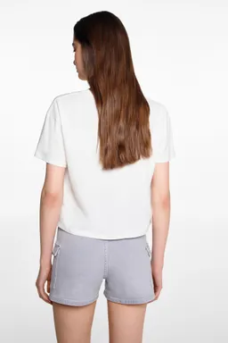 Remera crop estampada de Mango Teen en Remeras para argentina