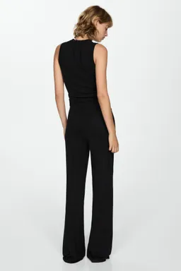 Pantalón punto wideleg de Mango en Pantalones para argentina